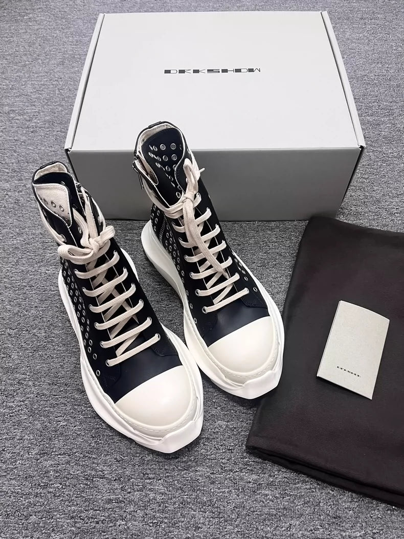 Rick Owens High Top Sneakers with Studs-yf
