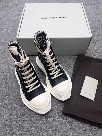 Rick Owens High Top Sneakers with Studs-yf