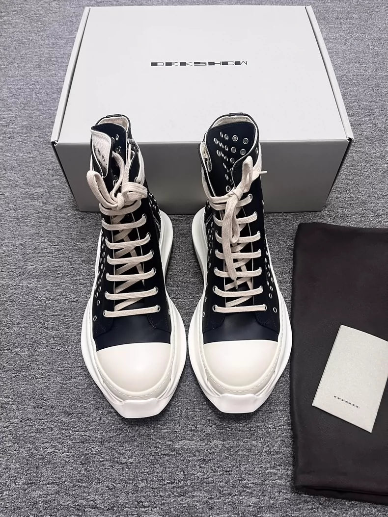 Rick Owens High Top Sneakers with Studs-yf