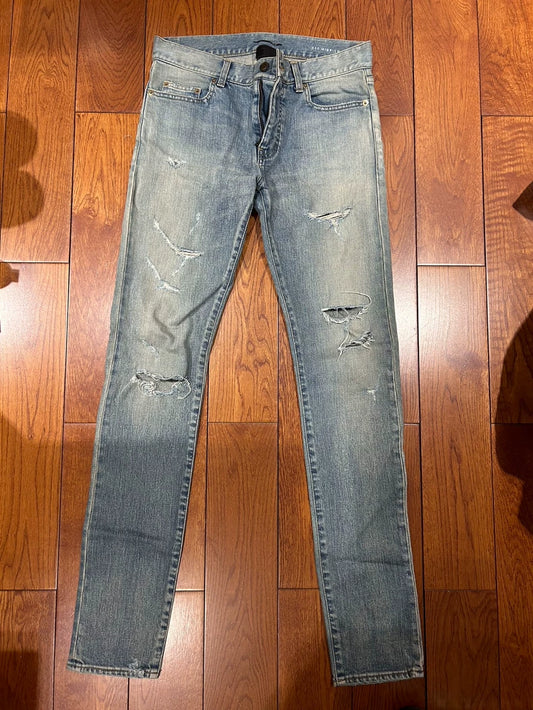 Saint Laurent Slim Fit Denim Jeans Size 30