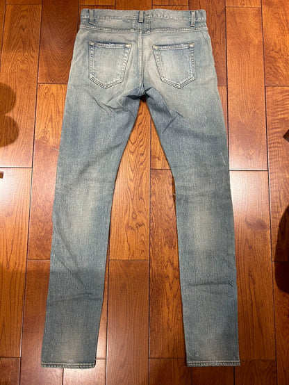 Saint Laurent Slim Fit Denim Jeans Size 30
