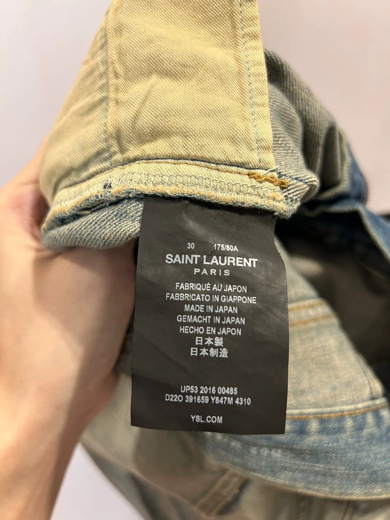 Saint Laurent Slim Fit Denim Jeans Size 30