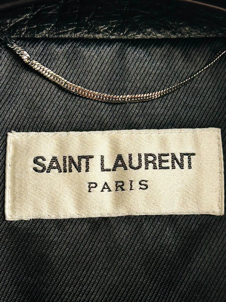 Classic Saint Laurent Leather Jacket for Sale
