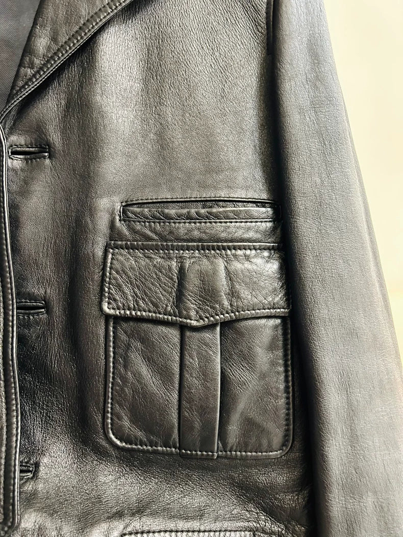 Classic Saint Laurent Leather Jacket for Sale