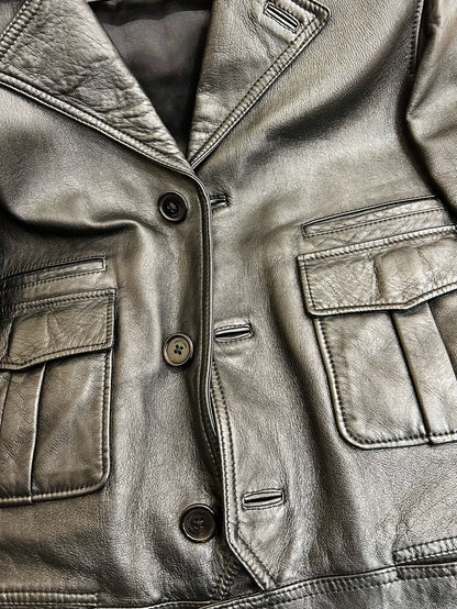Classic Saint Laurent Leather Jacket for Sale
