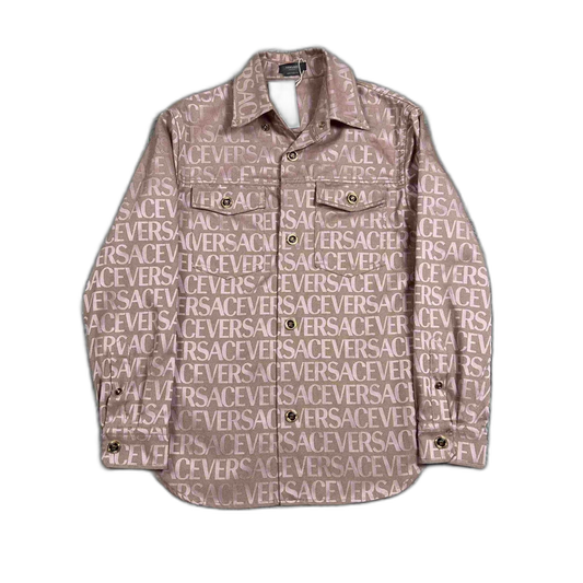 Givenchy Pink Logo Print Jacket