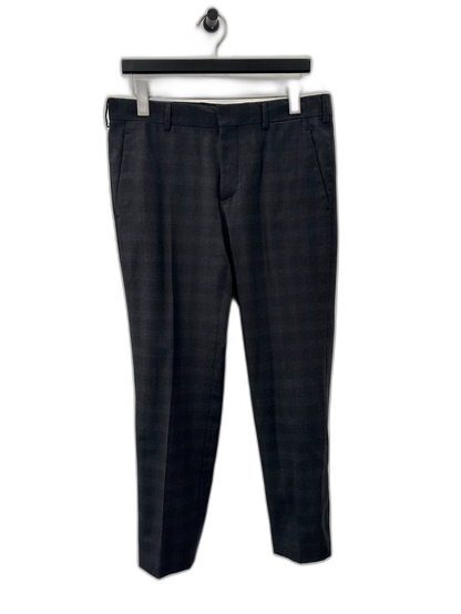 Classic Dark Grey Wool Pants by Prada
