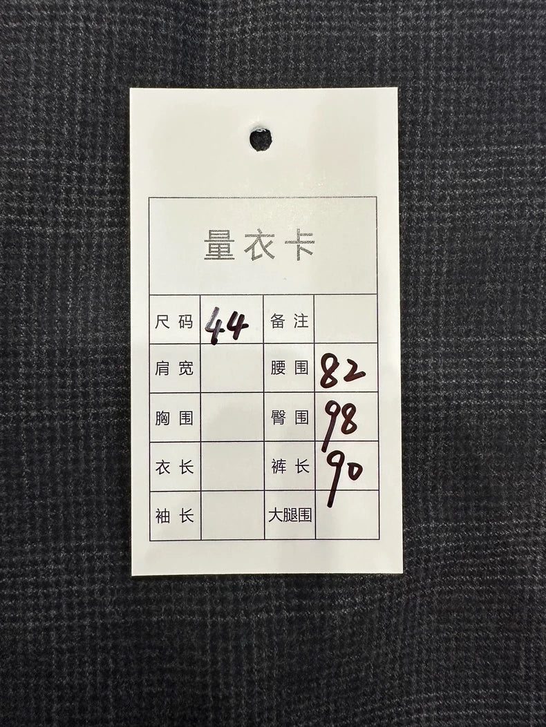 Classic Dark Grey Wool Pants by Prada