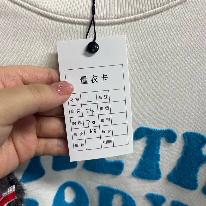 Amiri White Graphic Logo Sweatshirt