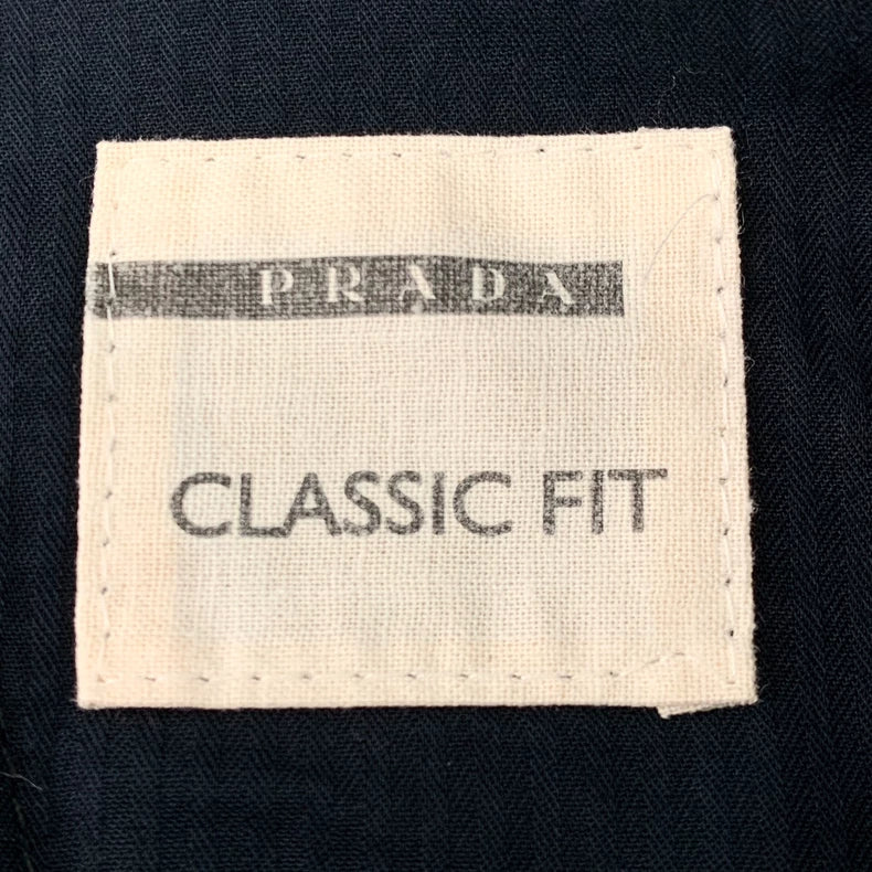 Prada Black Casual Straight Pants