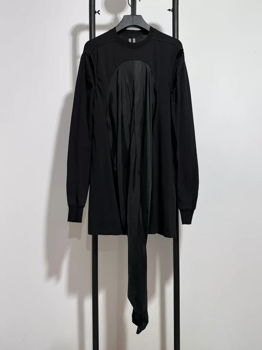 Rick Owens Long Sleeve T-Shirt in Black