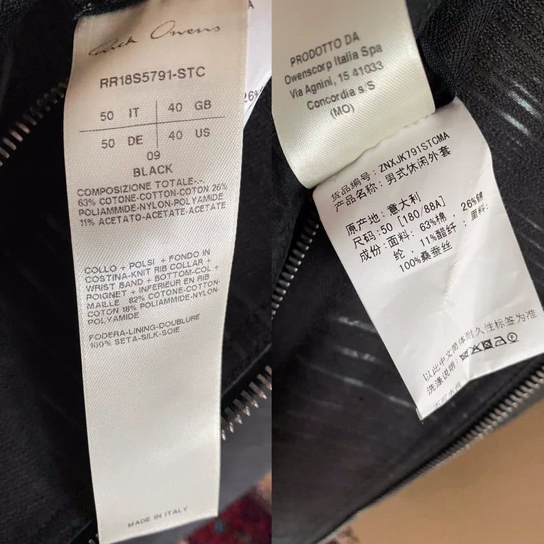 Rick Owens MA1 Flight Bomber Jacket