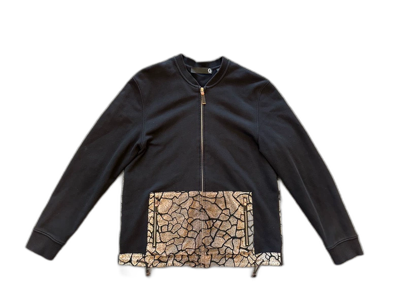 GIVENCHY Casual Patchwork Long Sleeve Jacket