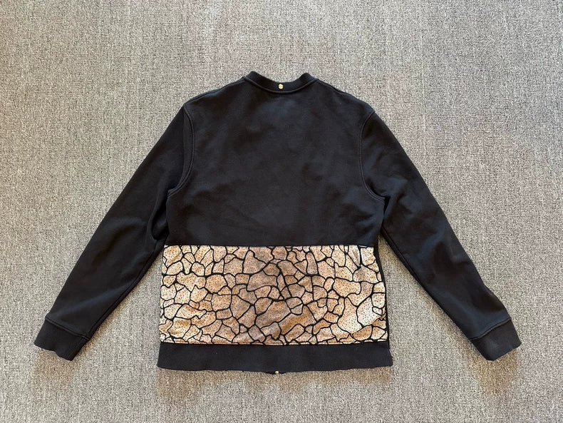 GIVENCHY Casual Patchwork Long Sleeve Jacket