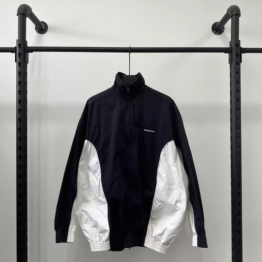 Balenciaga Logo Color Block Jacket