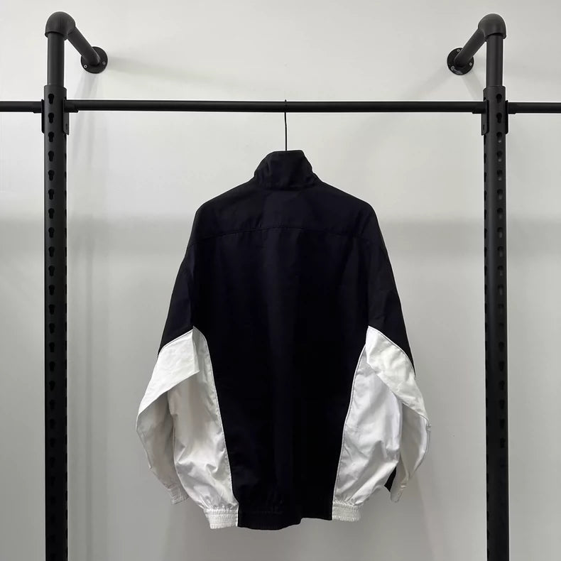 Balenciaga Logo Color Block Jacket