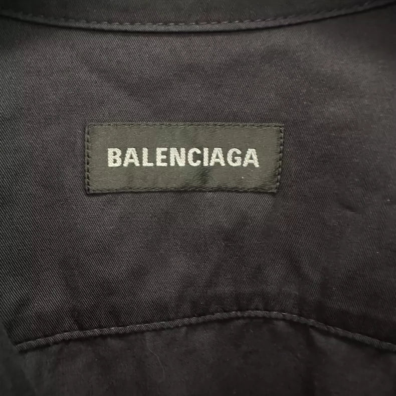 Balenciaga Logo Color Block Jacket