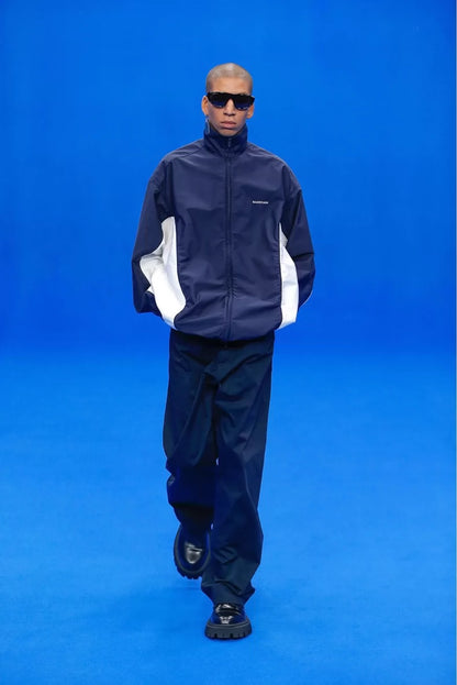 Balenciaga Logo Color Block Jacket