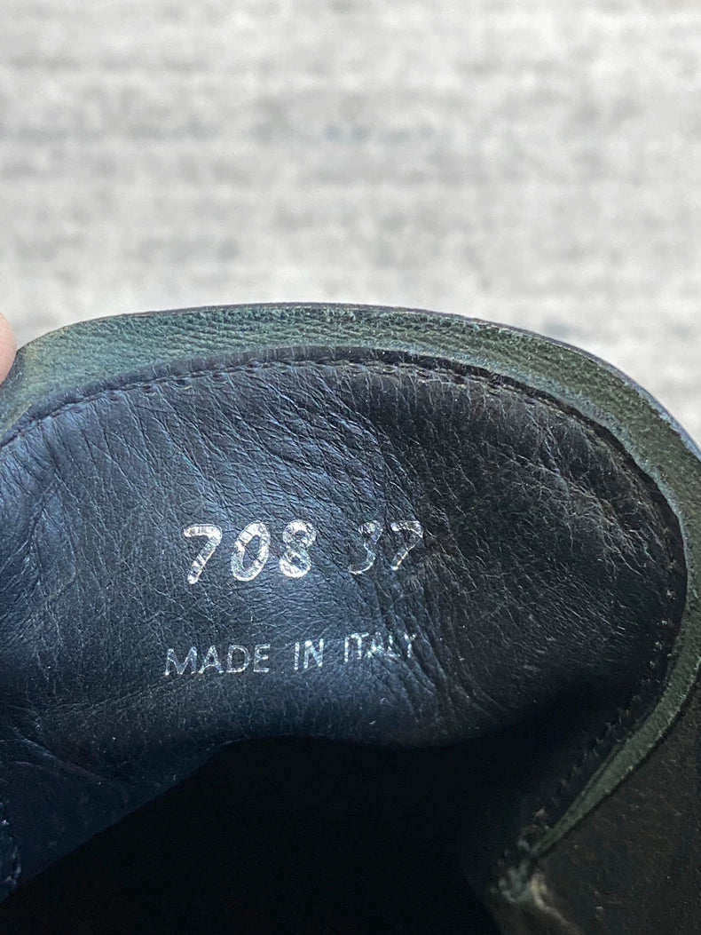 Prada Monolith Thick Sole Black Shoes-zp