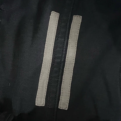 Rick Owens Black Pocket Drawstring Cargo Pants