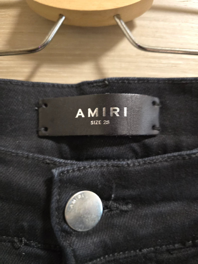 Amiri Leopard Thrasher Jean