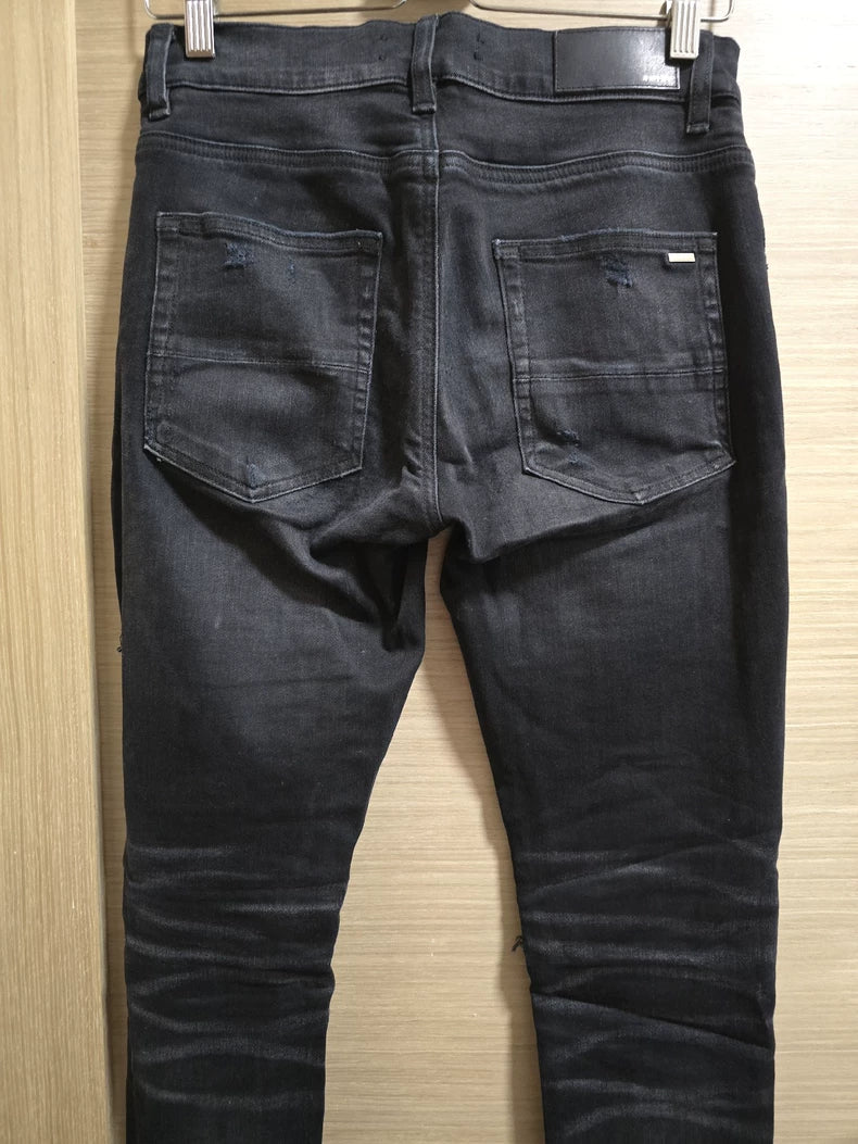 Amiri Leopard Thrasher Jean