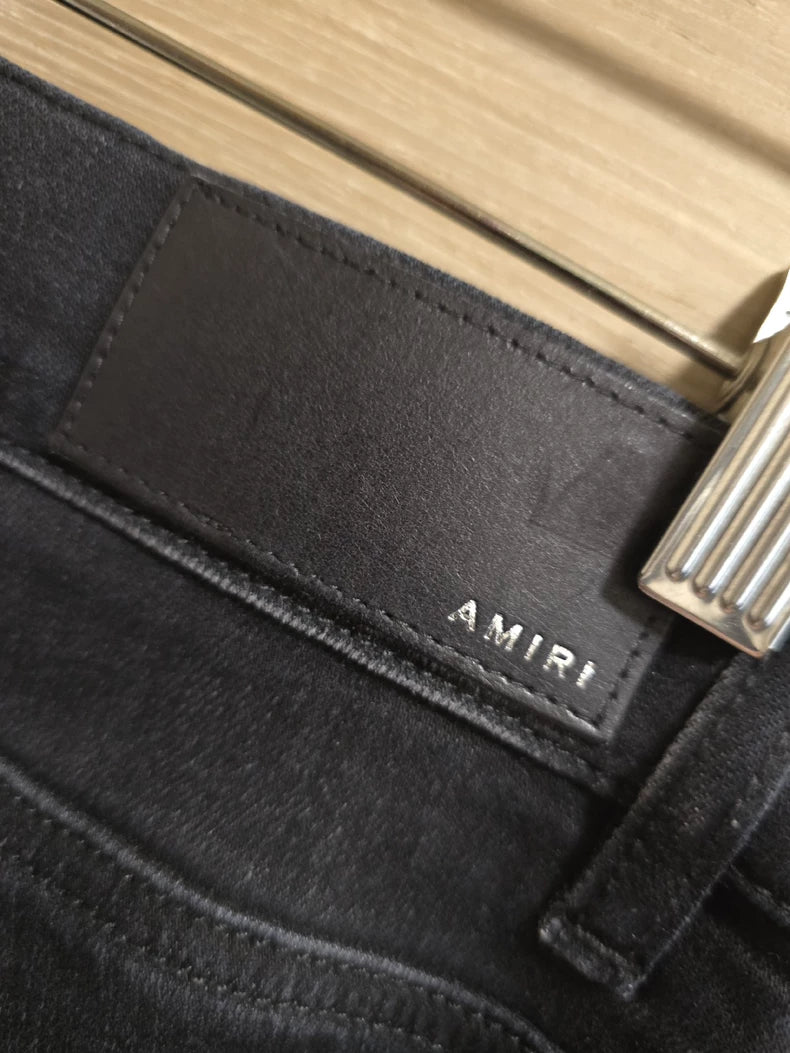 Amiri Leopard Thrasher Jean