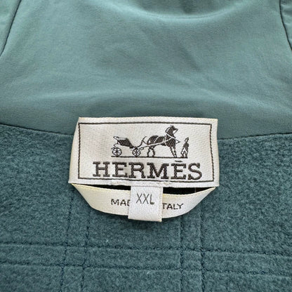 Hermes Nylon Paneled Hooded Sweatshirt-yf