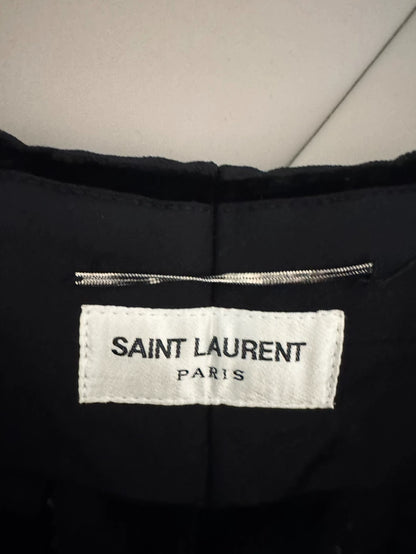 Saint Laurent 18AW Velvet Formal Trousers-yf