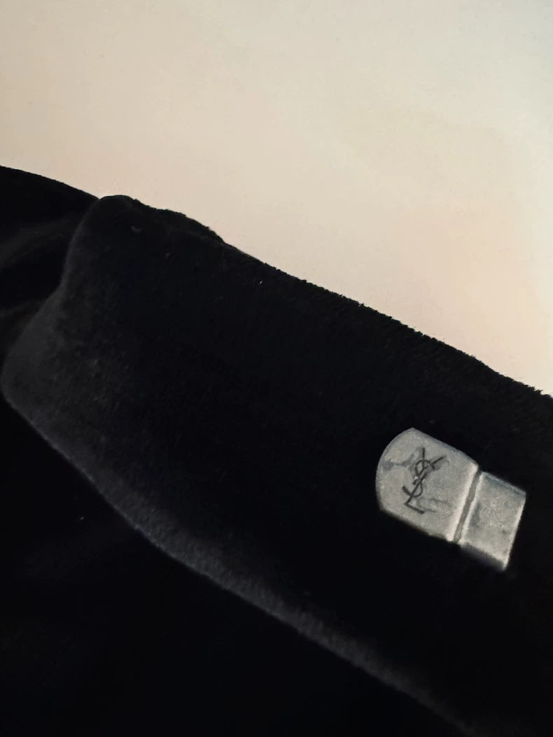 Saint Laurent 18AW Velvet Formal Trousers-yf