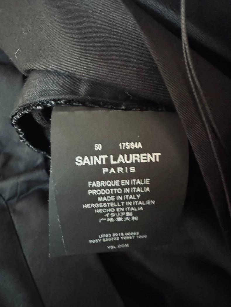 Saint Laurent 18AW Velvet Formal Trousers-yf