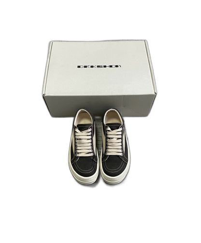 Rick Owens Black and White Sneakers-zp