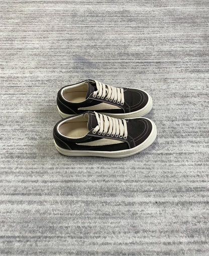 Rick Owens Black and White Sneakers-zp