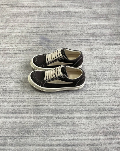 Rick Owens Black and White Sneakers-zp