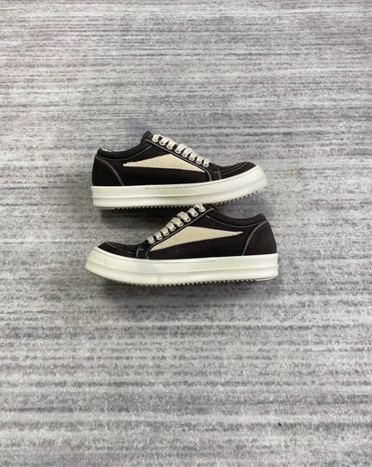 Rick Owens Black and White Sneakers-zp