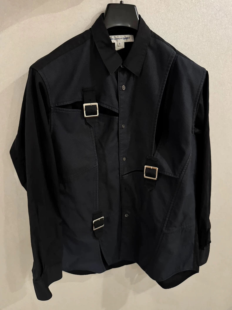 Comme Des Garcons Black Structured Shirt