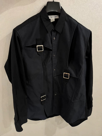 Comme Des Garcons Black Structured Shirt