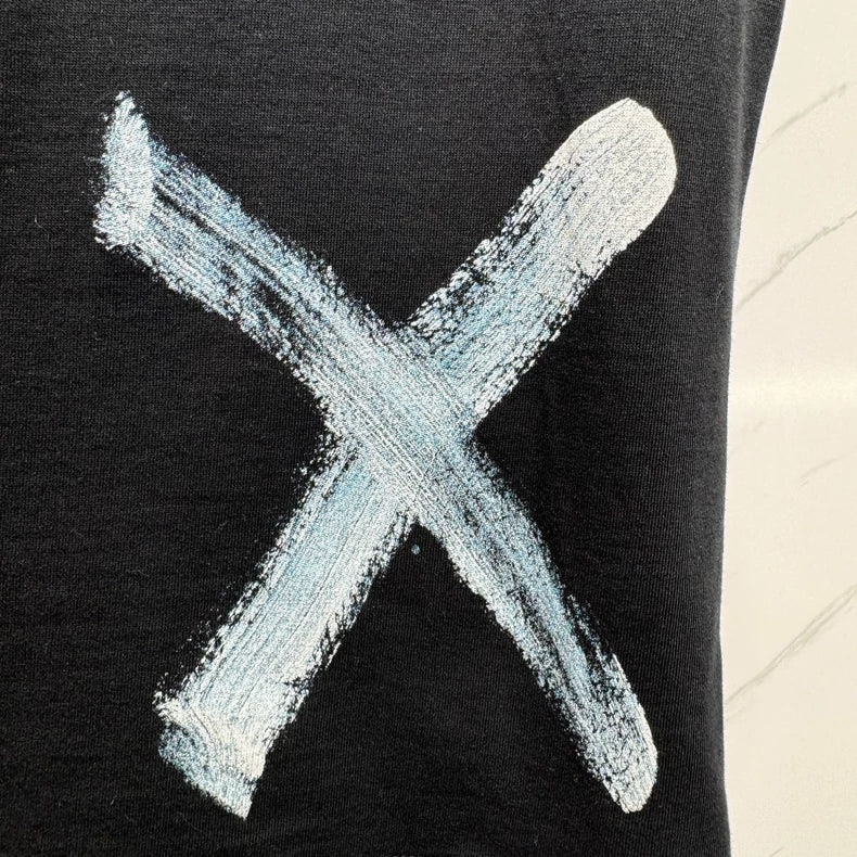 LOEWE Black Pigeon Print Short Sleeve Tee