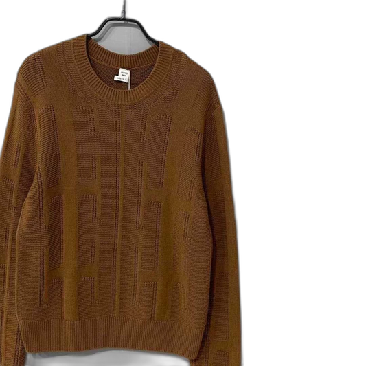 Brown Wool Sweater by Hermes