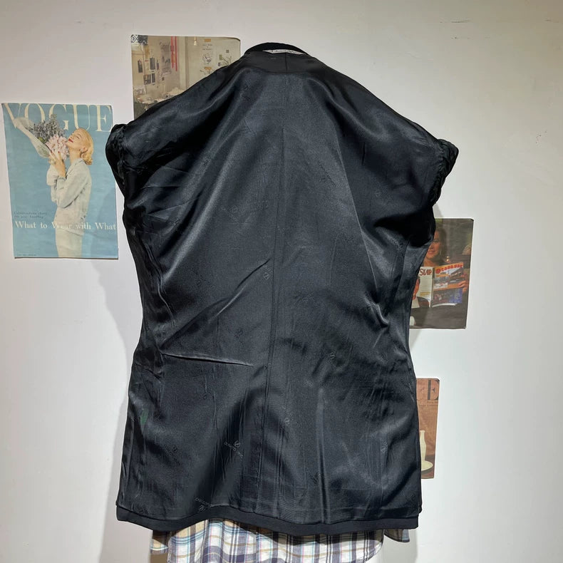 Vintage Double-Breasted Wool Blazer Jacket