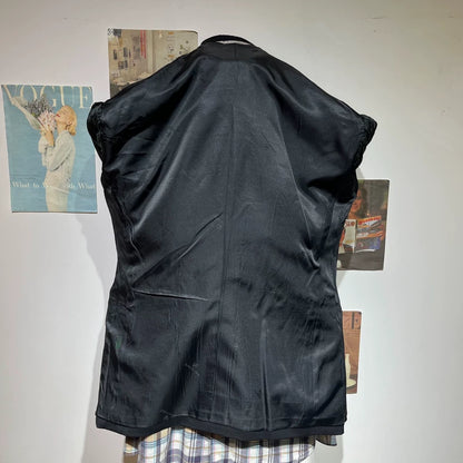 Vintage Double-Breasted Wool Blazer Jacket
