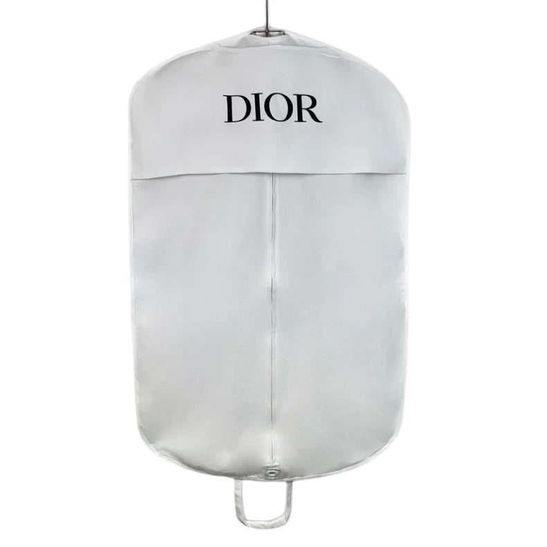 Beige Wool Zip-Up Jacket by Dior