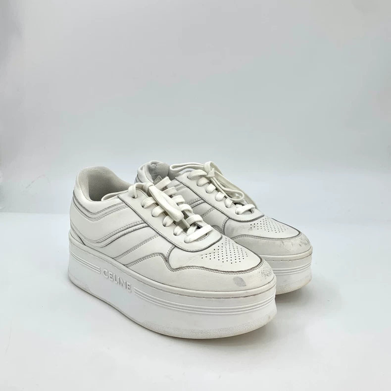 Celine White Thick Sole Casual Sneakers