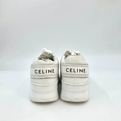 Celine White Thick Sole Casual Sneakers