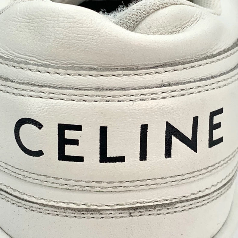 Celine White Thick Sole Casual Sneakers
