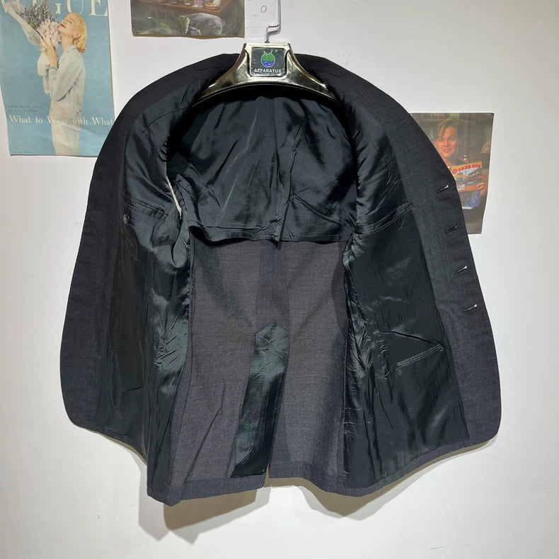 Vintage CDG Wool Blazer for Stylish Occasions