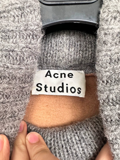 Acne Studios Knitted Panel Sweatshirt