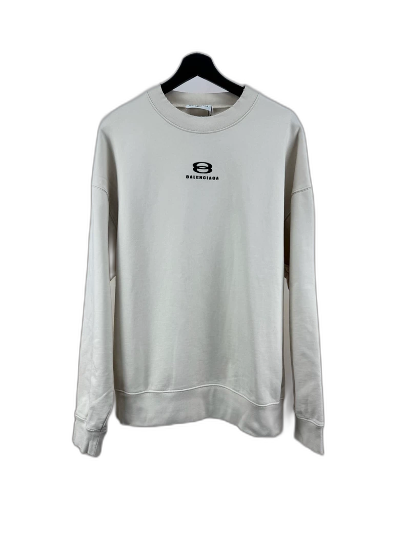 Balenciaga Snow Series Embroidered Logo Sweatshirt