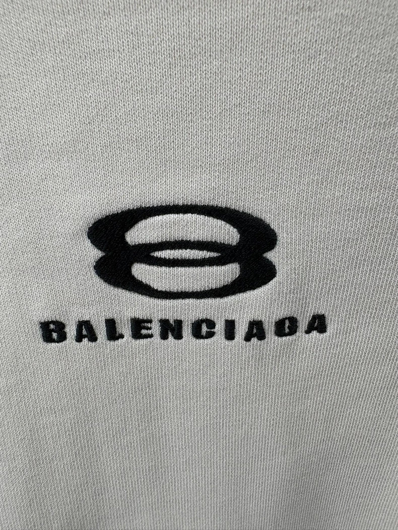 Balenciaga Snow Series Embroidered Logo Sweatshirt