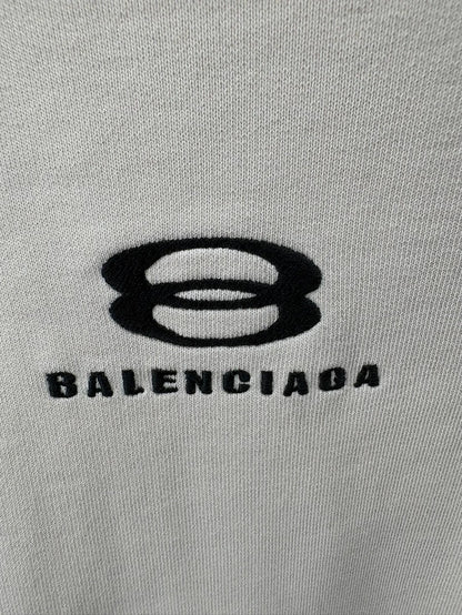 Balenciaga Snow Series Embroidered Logo Sweatshirt